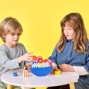 Jeu d'quilibre en Bois TeeterTotterShape