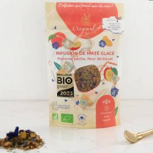 Organic Iced Mate Apple, Peach & Cornflower