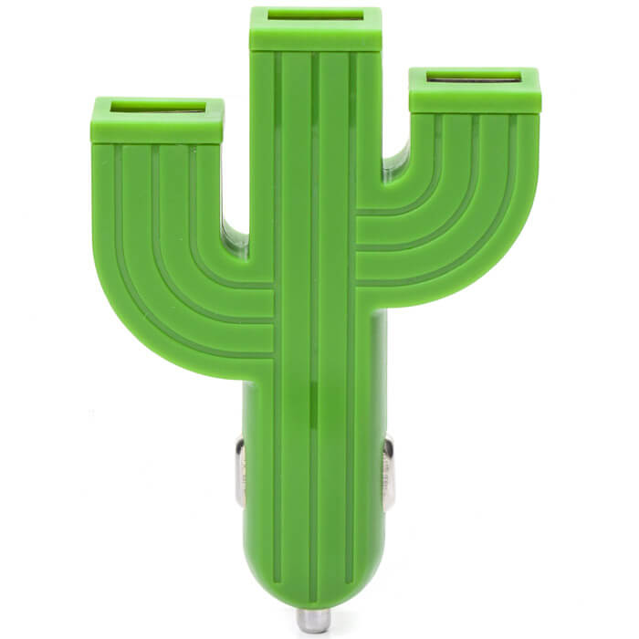 Caricabatterie da Auto per Smartphone e Tablet Cactus