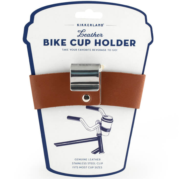 Leather Bike Cup Holder