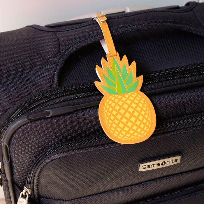 Pineapple Luggage Tag