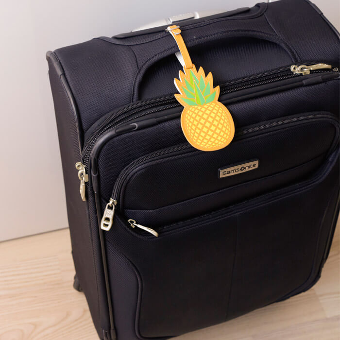 Pineapple Luggage Tag