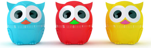 Kchenuhr Kleine Eule