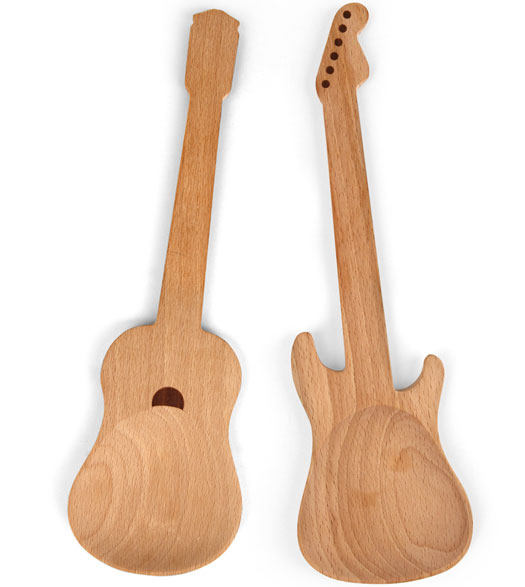 Rockin Guitar Salad Servers