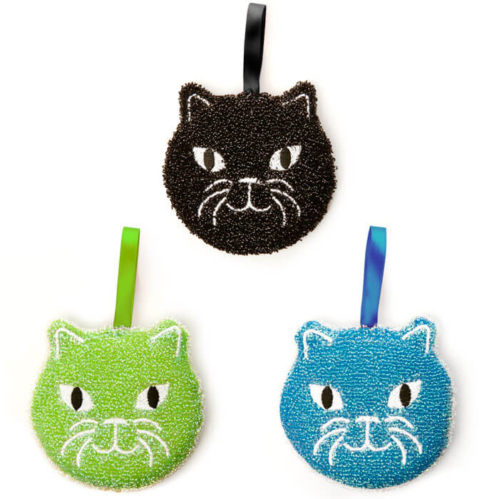 Kitty Scrub Sponge Set