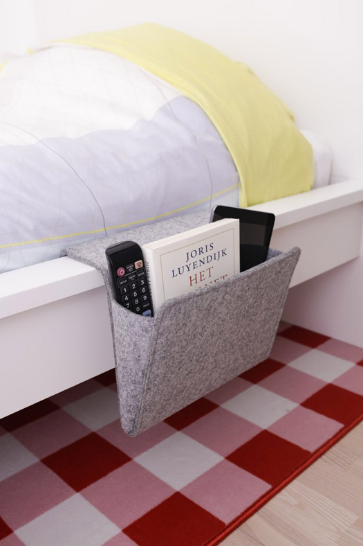 Portaoggetti in Feltro per Letto - Gadgets, Idee regalo originali