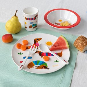 Kinder-Ess-Set Dackel