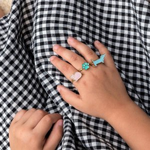 Kinderringe-Set Katze & Hund