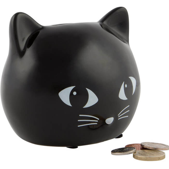 Salvadanaio Gatto Nero