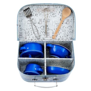 Set Utensili per Cucina da Campo Giocattolo