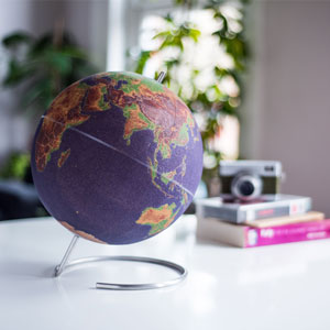 Coloured Cork Globe