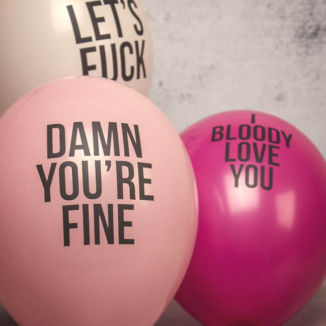 Ballons Gonflables avec Messages d'Amour