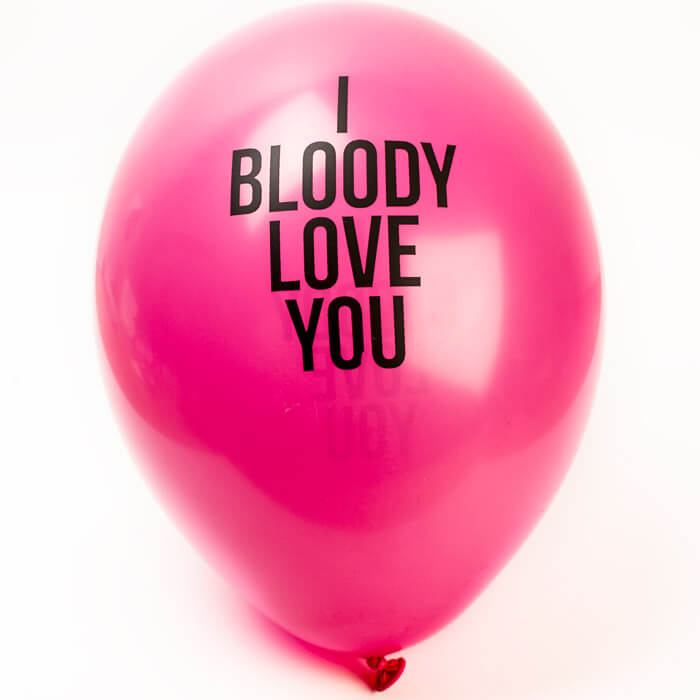 Ballons Gonflables avec Messages d'Amour