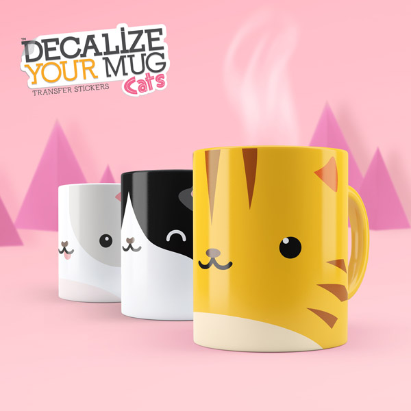 Autocollants pour Mug - Chats