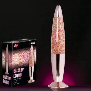 Lampada lava glitterata Lumez