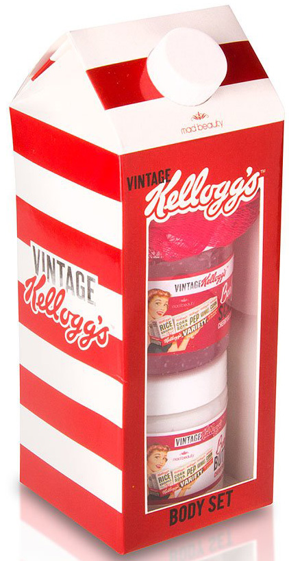 Set Spugna Scrub e Crema Corpo Kellogg's