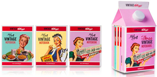 Kellogg's Vintage Notizblock Set