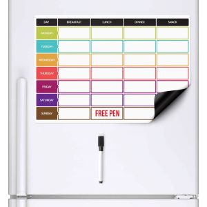 Magnetic Week Meal Planner