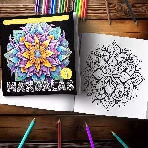 Libro da colorare Mandala