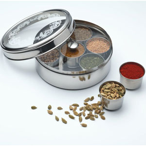 Indian Stainless Steel Masala Dabba