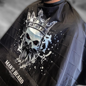 Man's Beard Barber Skull Cape