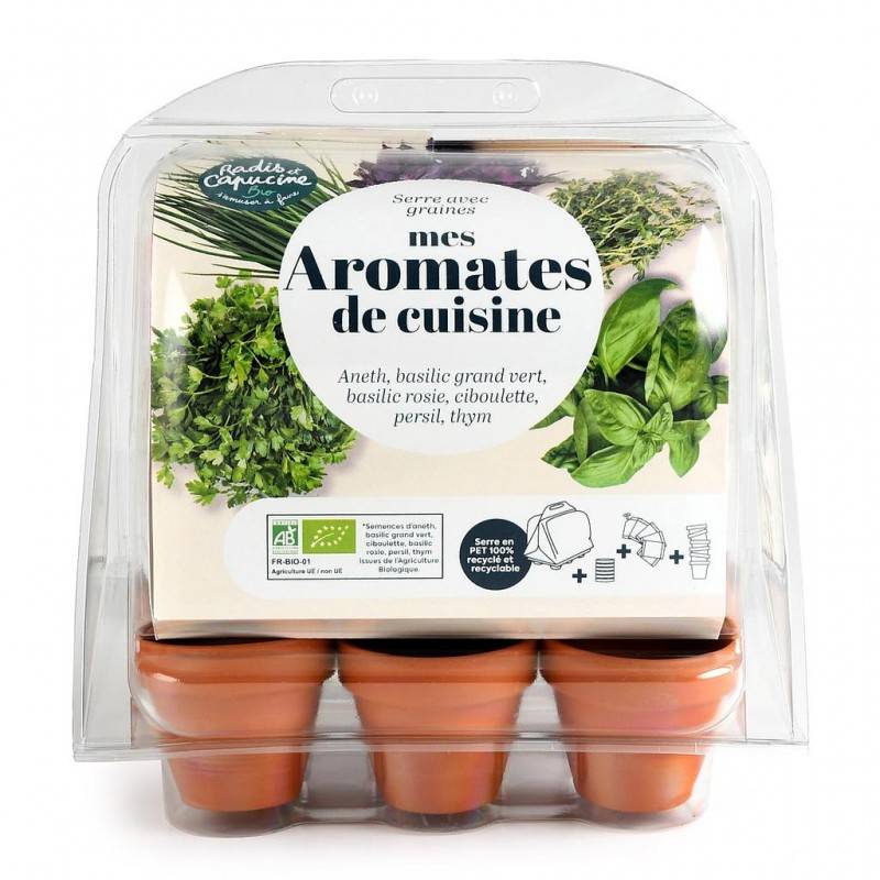 Mini serre de jardinage aromatiques  semer