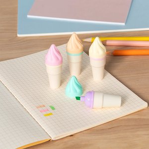 Mini-Textmarker Eiswaffel
