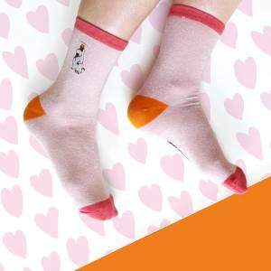 Mumins Glitzer-Socken