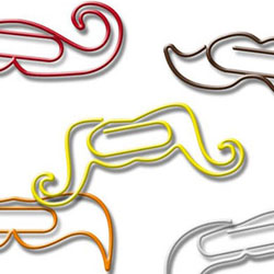 Moustache Clips