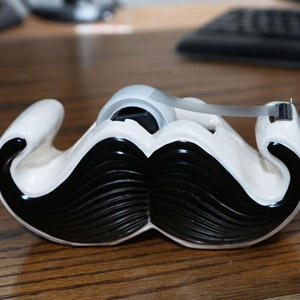 Mustache Tape Dispenser