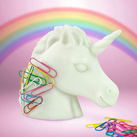 Unicorn Paperclip Holder