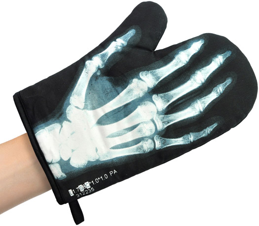 Ofenhandschuh Rntgenbild