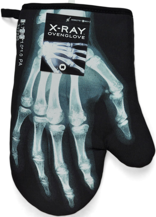 Ofenhandschuh Rntgenbild