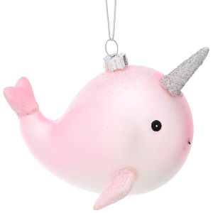 Narwhal Shaped Bauble