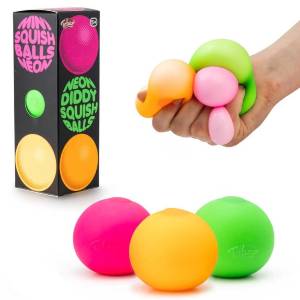 Neon Diddy Squish Ball-Set