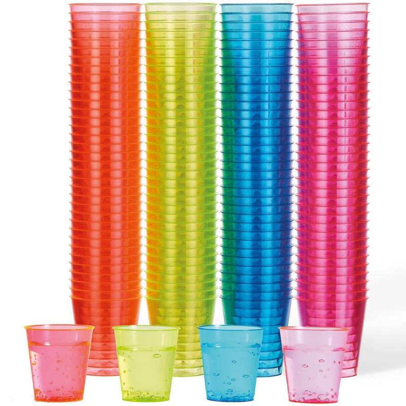 Neon Party Shot Glasses