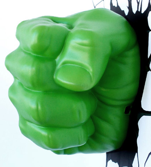 Lampada Pugno di Hulk 3D - Gadgets, Idee regalo originali