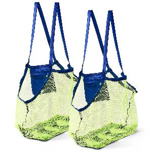 2 Mesh Beach Tote Bags