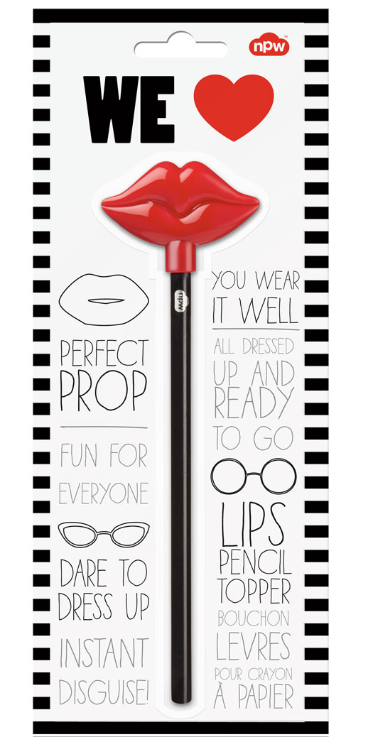 Lips Pencil Toppers