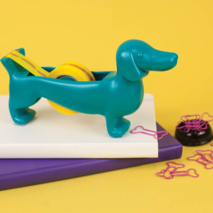 Desktop Sausage Dog Tape Dispenser Gadgets and Gift Ideas