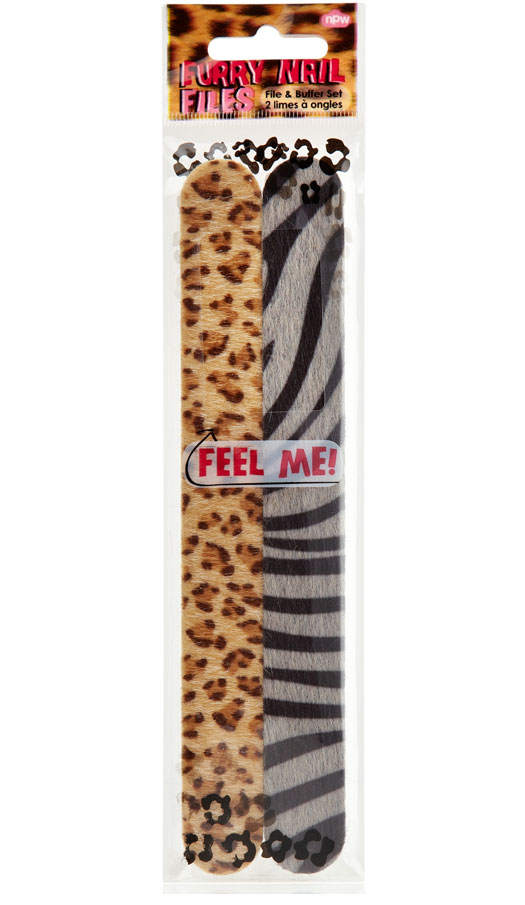 Nagelfeilen Set Leopard und Zebra
