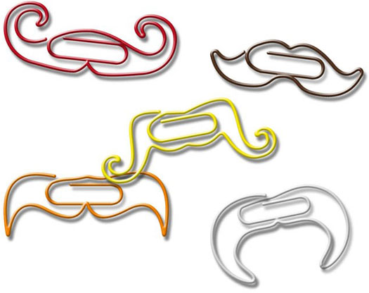 Moustache Clips