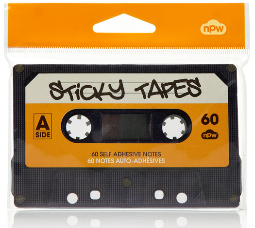 Selbstklebende Notizzettel Kassette