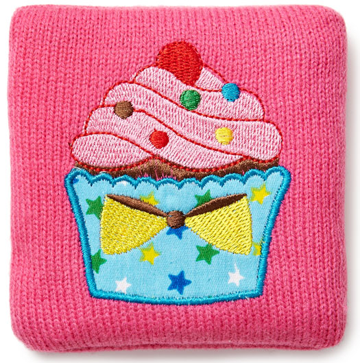 Coussin chauffant parfum cupcake