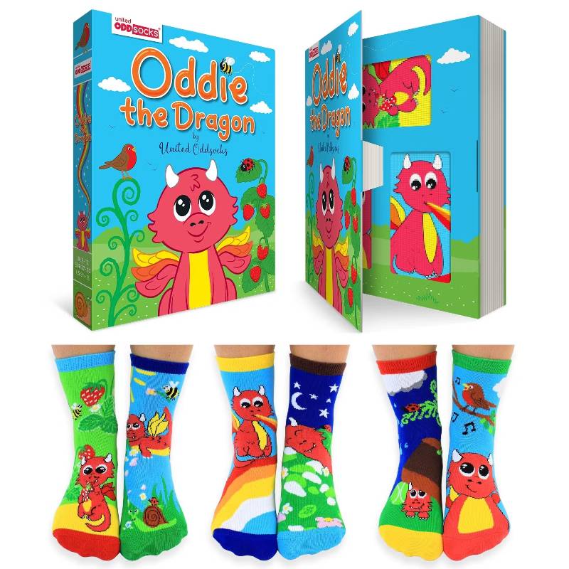 Oddie der Drachen Kindersocken-Set