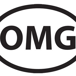 Sticker Magntique pour Auto - OMG