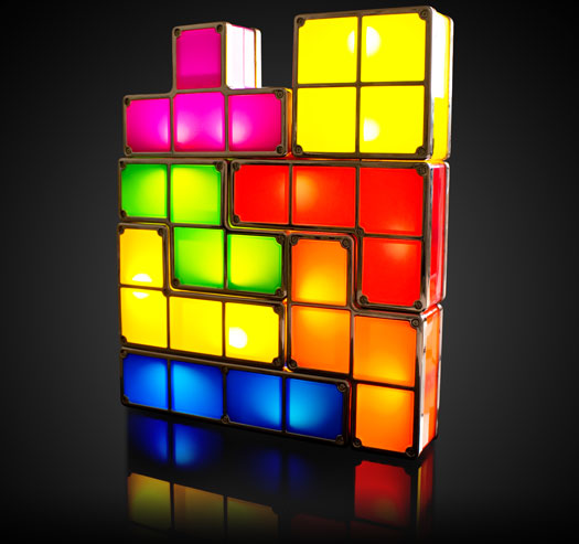 Tetris Lampe