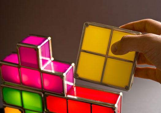 Tetris Lampe