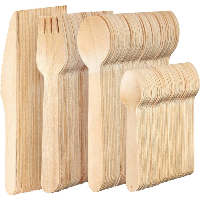 Eco-Friendly Wooden Cutlery Set