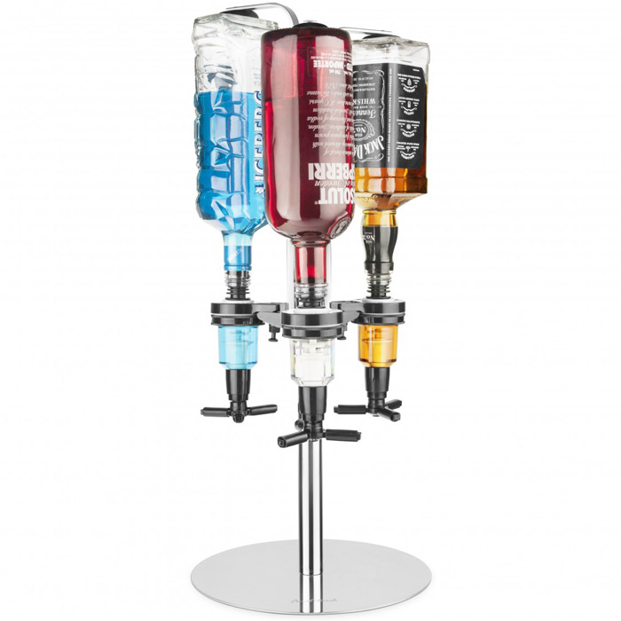 4 Bottle LED Liquor Dispenser